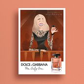 Dolce & Gabbana "The Only One" . Ilustrasi tradisional & Iklan proyek oleh Oscar Raúl Muñoz Portela - 01.06.2019