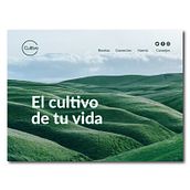 Cultivo - web. Animation, Br, ing, Identit, Creativit, Web Development, Design, Graphic Design, Interactive Design, Web Design, and UX / UI project by Andrea Teruel - 01.08.2019
