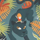 GIRLS & ANIMALS. Traditional illustration, and Digital Illustration project by Laura Fernández Arquisola - 01.08.2019