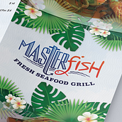 Masterfish. Un projet de Br, ing et identité, Design , Conception éditoriale, Design graphique, Marketing digital , et Réseaux sociaux de María Emilia Osuna Cives - 08.01.2019