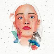 Mi Proyecto del curso: Retrato ilustrado en acuarela. Un proyecto de Dibujo de Retrato e Ilustración tradicional de lauravazquez - 09.01.2019