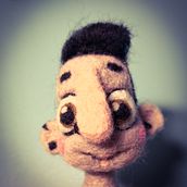 Mi Proyecto del curso: Needle felting: creación de personajes con lana y aguja. Een project van Craft,  Creativiteit,  Tekening, Schrijven y Traditionele illustratie van espanaofrecio - 13.02.2019