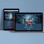 Landing Page - Libro El Otro Lado. Un progetto di Web design di Lydia Calero - 01.04.2018