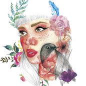 Mi Proyecto del curso: Retrato ilustrado en acuarela. Un proyecto de Ilustración tradicional de lilysalmeron - 12.01.2019
