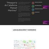 Mi Proyecto del curso: peluqueriacaballerosmanuelmartinez.com. 3D Animation project by marcos narv - 02.14.2019