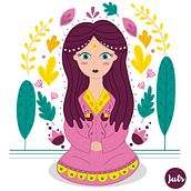 Madre tierra. Traditional illustration project by Juliana Ayala Molina - 01.16.2019