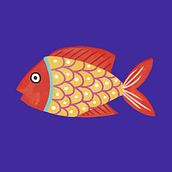 Mar de colores. Design, Pattern Design, Traditional illustration, and Digital Illustration project by Deborah Curiel - 09.10.2017