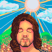 Mi Proyecto del curso: Técnicas de Ilustración en Pixel Art. Portrait Drawing project by juan alberto lopez garcia - 01.17.2019
