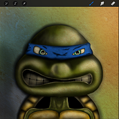 Tortuga Ninja en Procreate . % Jose Murillo tarafından hazırlanan Çizim projesi - 01.20.2019