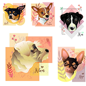 Mascothijos . Traditional illustration, and Digital Illustration project by Yanin Rodríguez - 01.21.2019