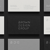 Brown Design Group. Architecture, Br, ing, Identit, Web Development, Design, Interior Design, Logo Design, and Web Design project by Sonia Castillo - 01.21.2019
