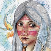 Mi Proyecto del curso: Retrato ilustrado en acuarela. Fine Arts project by Tania Espada - 01.25.2019