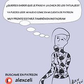 Tatooed Girl 01. Comic, and Design project by Alex Celi - 10.10.2018