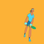 Serve & Squash - 2D Animasyon ve İşleme . % Sergio Castañeda tarafından hazırlanan 2D Animas, on, Karakter Tasarımı, Dijital İllüstras, Ve on projesi - 02.14.2019