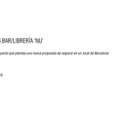 04.BAR/LIBRERÍA ‘NU’. Interior Design project by David Borjas Moreno - 01.23.2019