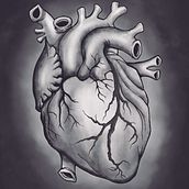 Corazón, ilustración para el libro, Titanes, deshielo, dinamita.. Digital Illustration project by Fran Alberola Tejada - 01.10.2019