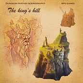 The king's hill concept art. Fine Arts, Sketching, Comic, Concept Art, Game Design, and Traditional illustration project by Gabriel Navarro Romero - 01.24.2019