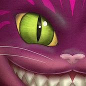 Gato de Cheshire con Procreate. Digital Illustration project by Pablo M Romero - 01.23.2019