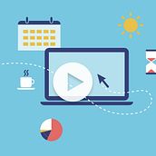 Animación en loop para redes sociales . Een project van 2D-animatie y Motion Graphics van David Salvador - 25.01.2019