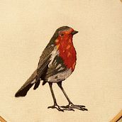 Mi Proyecto del curso: Pintar con hilo: técnicas de ilustración textil. Traditional illustration, and Embroider project by astruda - 11.28.2021