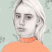 "Niña de la Pradera" Ein Projekt aus dem Bereich Digitale Illustration, Zeichnung, Bildende Künste und Traditionelle Illustration von lauraurb - 27.01.2019