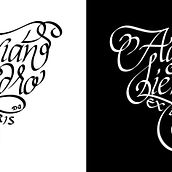Mi Proyecto del curso: Caligrafía para un Ex libris. Caligrafia projeto de Diego Francisco Grifasi - 27.01.2019