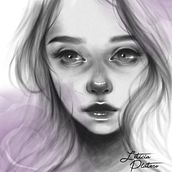 · M e l a n c h o l i e ·. Projekt z dziedziny  Sztuki piękne, Sketching, Concept art, Kreat, wność,  R, sunek, Portret, R, sunek realist, czn, Trad, c, jna ilustracja, Ilustracja c i frowa użytkownika Leticia Platero Suárez - 28.01.2019