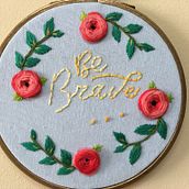 Rosas. Embroider project by Marina Saavedra Reguera - 01.28.2019