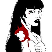 ♡ Hell · Ilustración ♡ Ein Projekt aus dem Bereich Traditionelle Illustration und Digitale Illustration von Núria Moon - 22.01.2019