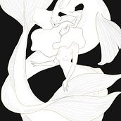 SIRENAS . Animation, 2D Animation, Drawing, Character Design, and Traditional illustration project by Sara Vega - 01.30.2019