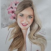Antes de Domestika. Een project van  Creativiteit,  Tekening, Tekening met potlood,  Artistieke tekening,  Portrettekening, Realistische tekening, Schilderij, Social media y Retoucheren van foto's van Alexandra Ferrera Arenas - 31.01.2019