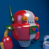 Mi Proyecto del curso: Introducción a la creación de personajes y modelado 3D con Maya. Projekt z dziedziny 3D użytkownika Marcos Notivoli Cantero - 31.01.2019