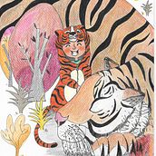 Animales en Peligro. Desenho artístico e Ilustração tradicional projeto de María Cutillas Díez - 20.01.2018