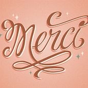 Los secretos dorados del lettering: Merci . % aleja_cuartasb1530 tarafından hazırlanan Harfler projesi - 01.31.2019