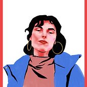 Women- Retratos de mujeres. Fine Arts, Traditional illustration, Digital Illustration, and Painting project by Alejandra Vargas Lencina - 02.01.2019