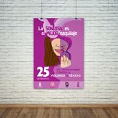 La sonrisa es el mejor maquillaje. Een project van Grafisch ontwerp, Traditionele illustratie y  Reclame van Nerea Zárate - 25.11.2017