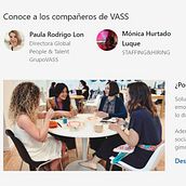 Página LinkedIn de Pago VASS. Cop, writing, Digital Marketing, Advertising, and Social Media project by Gracia Gutiérrez - 12.28.2018