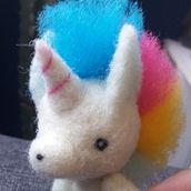 Felting - Unicornio.. Un progetto di Artigianato di Francisco Téllez - 04.02.2019