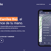 Landing Page de la aplicación Móvil que esta en desarrollo. Un proyecto de Desarrollo Web de Marina Camacho - 05.02.2019