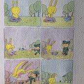Mi Proyecto del curso: Introducción a la psicología del color: la narrativa cromática. Comic project by ropayo - 02.06.2019