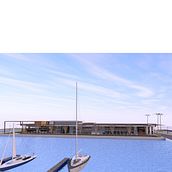 Puerto deportivo. Architecture project by Elideth Meza - 02.01.2018
