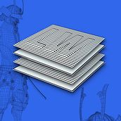 Logo & Business Cards. Laurent Wauquier 3D Artist. Un proyecto de Br, ing e Identidad, Dirección de arte, Diseño de logotipos y Diseño gráfico de Emece DD - 07.02.2019