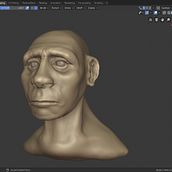 Test escultura digital en blender. Un proyecto de 3D de nobebocafe - 04.11.2019