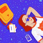 DayDreaming Ein Projekt aus dem Bereich Digitale Illustration, Zeichnung und Traditionelle Illustration von Joana Cunha - 08.02.2019