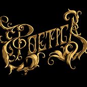 POÉTICA - Lettering ornamental. Un proyecto de Bellas Artes, Bocetado, Br, ing e Identidad, Caligrafía, Ilustración tradicional, Ilustración digital, Ilustración vectorial y Lettering de Brayan Torres - 08.02.2019