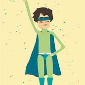 SuperRosalía. Un proyecto de Ilustración digital, Diseño e Ilustración vectorial de Xiana - 21.02.2019