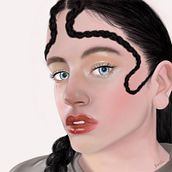 Rosalía. Digital Illustration project by lucia_llorente - 02.11.2019