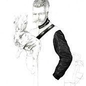 Lanvin. Pencil Drawing, and Traditional illustration project by Iván Harón Sánchez - 02.15.2019