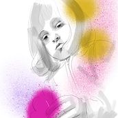 Emma. Traditional illustration, and Digital Illustration project by Marta Garcia - 02.17.2019
