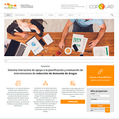 PAP (Paso a Paso, sistema interactivo de apoyo para la planificación y evaluación de intervenciones de reducción de la demanda de drogas). Web Development project by Sergi Sanchez Vilar - 02.17.2019